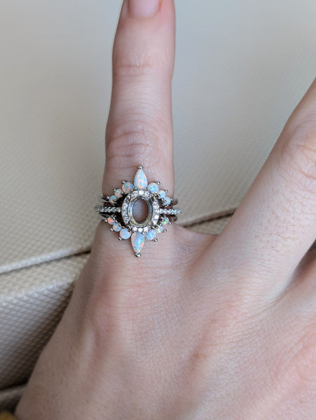Opal Band Ring Size 5