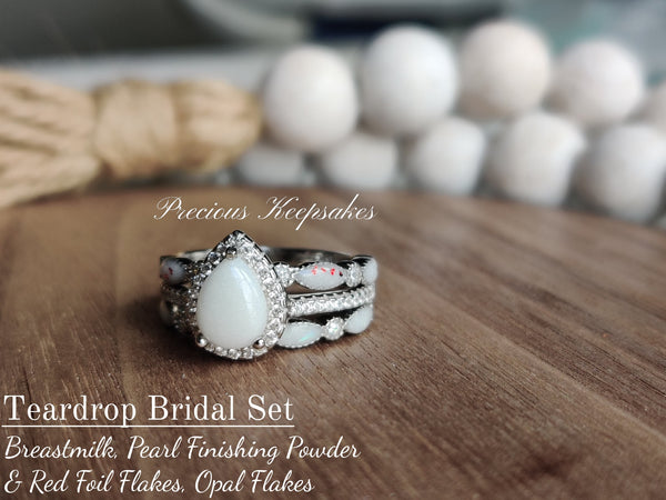 Teardrop Bridal Set