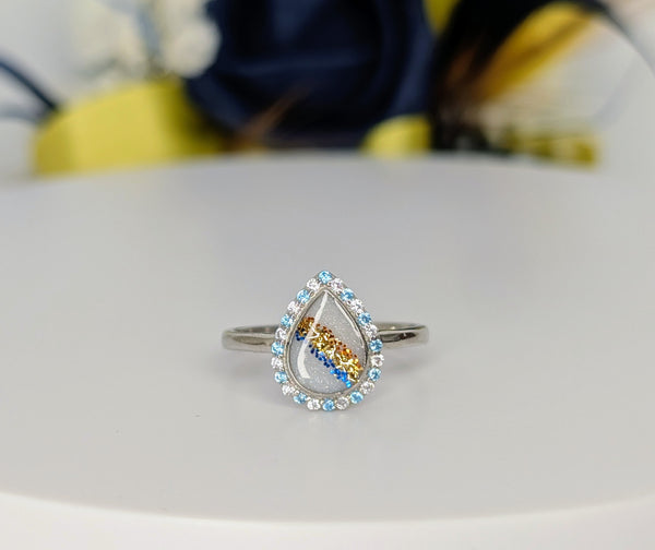 Zuri Birthstone Ring (Sterling Silver)