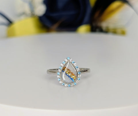 Zuri Birthstone Ring (Sterling Silver)