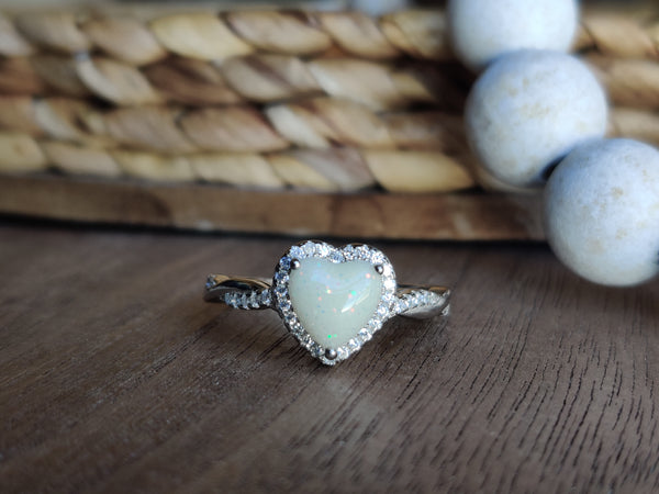 Halo Heart Ring