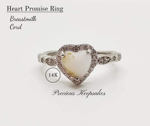 Heart Promise Ring 14K