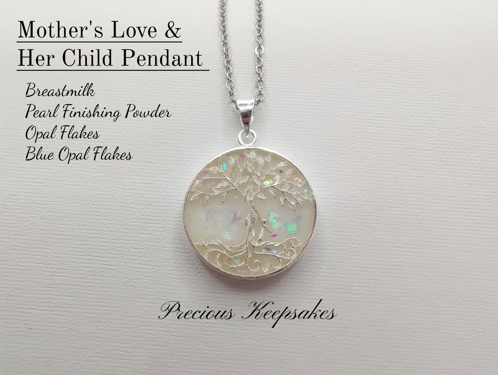 Mothers Love and Her Child Pendant