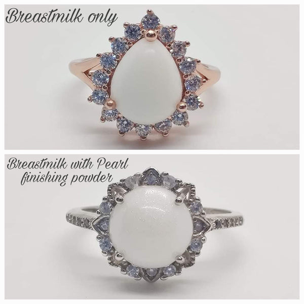 Bridal Teardrop Ring- multiple Sizes & Stackable